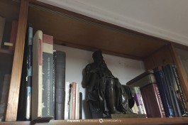 Статуя Моисея в кабинете Бен-Гуриона.
