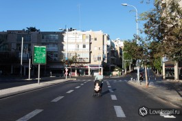 Йом-Киппур - Судный день в Израиле. Пустые дороги Тель-Авива.
