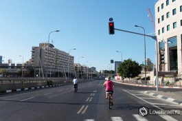 Йом-Киппур - Судный день в Израиле. Пустые дороги Тель-Авива.