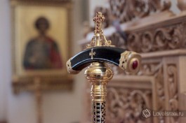 Внутри Храма Всех святых в земле Российской просиявших, Горненский монастырь.